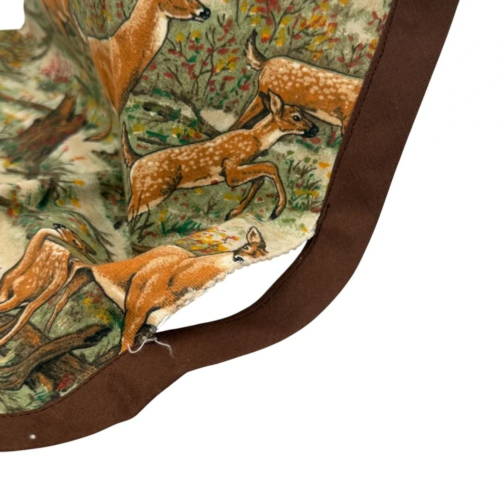 Handmade Deer Stag Table‎ Linens Lot (4) 2 Runners + 2 Placemats Rustic Lodge
